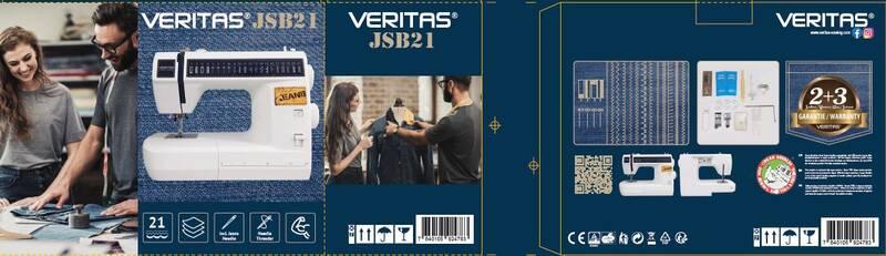 Šicí stroj Veritas 1340 Jeans bílý, Šicí, stroj, Veritas, 1340, Jeans, bílý
