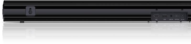 Soundbar Sharp HT-SB106 černý stříbrný
