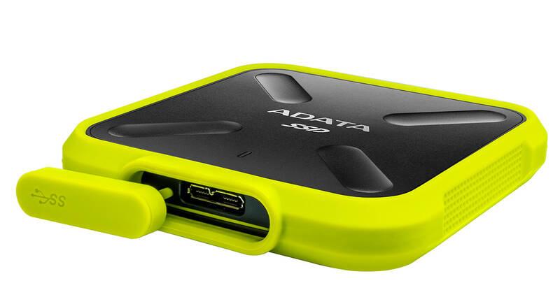 SSD externí ADATA SD700 256GB černý žlutý