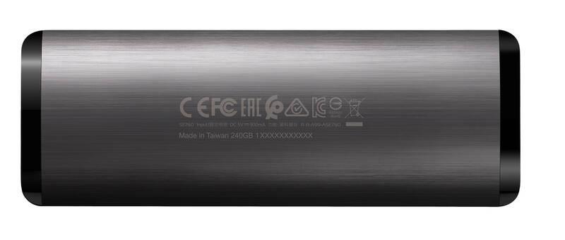 SSD externí ADATA SE760 256GB šedý