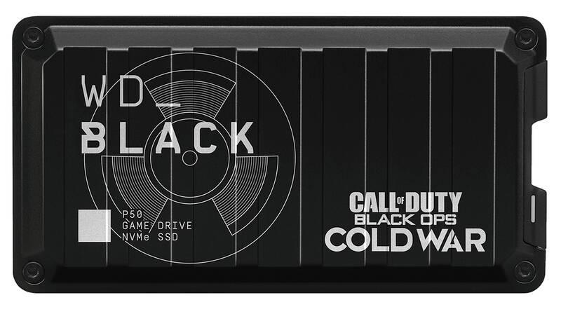 SSD externí Western Digital Black P50 Game Drive 1TB Call of Duty černý