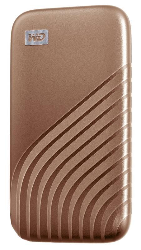 SSD externí Western Digital My Passport SSD 2TB zlatý