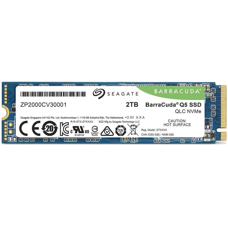 SSD Seagate BarraCuda Q5 NVMe M.2 2TB, SSD, Seagate, BarraCuda, Q5, NVMe, M.2, 2TB