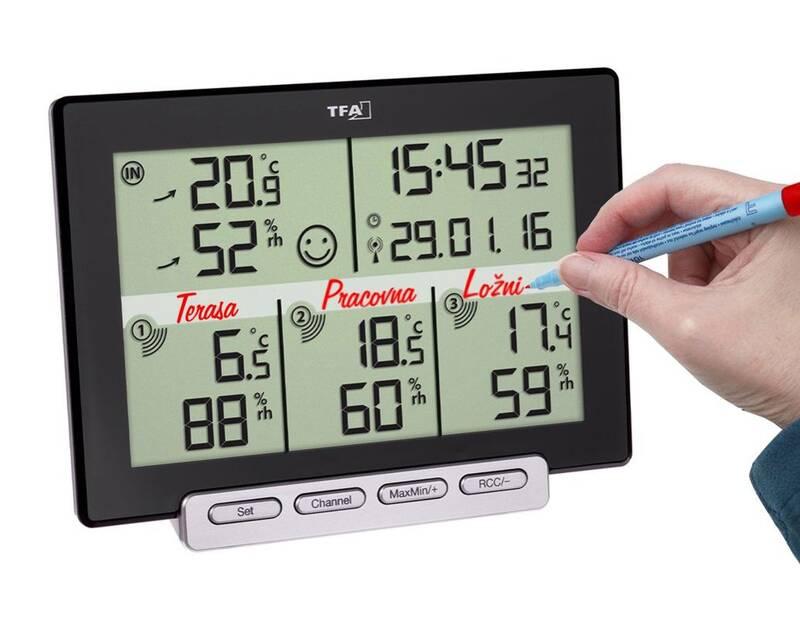 Teploměr TFA TFA30.3057.01 černý