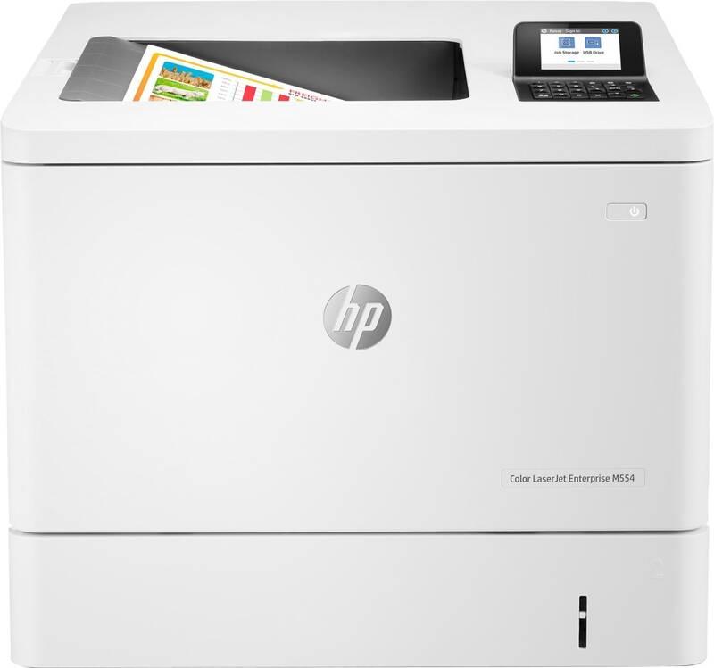 Tiskárna laserová HP Color LaserJet Ent M554dn bílá