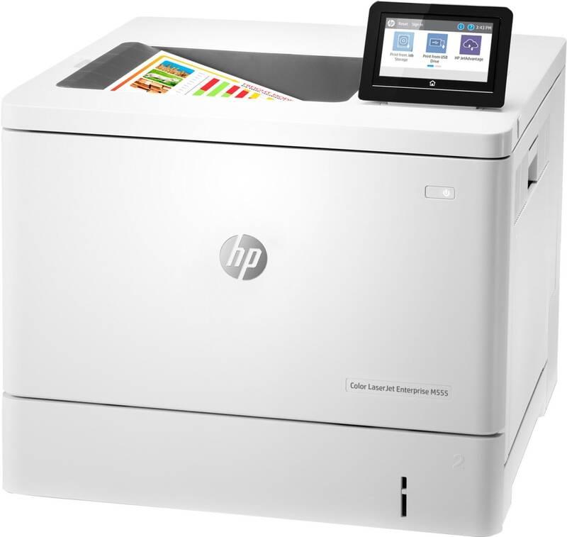 Tiskárna laserová HP Color LaserJet Ent M555dn bílá