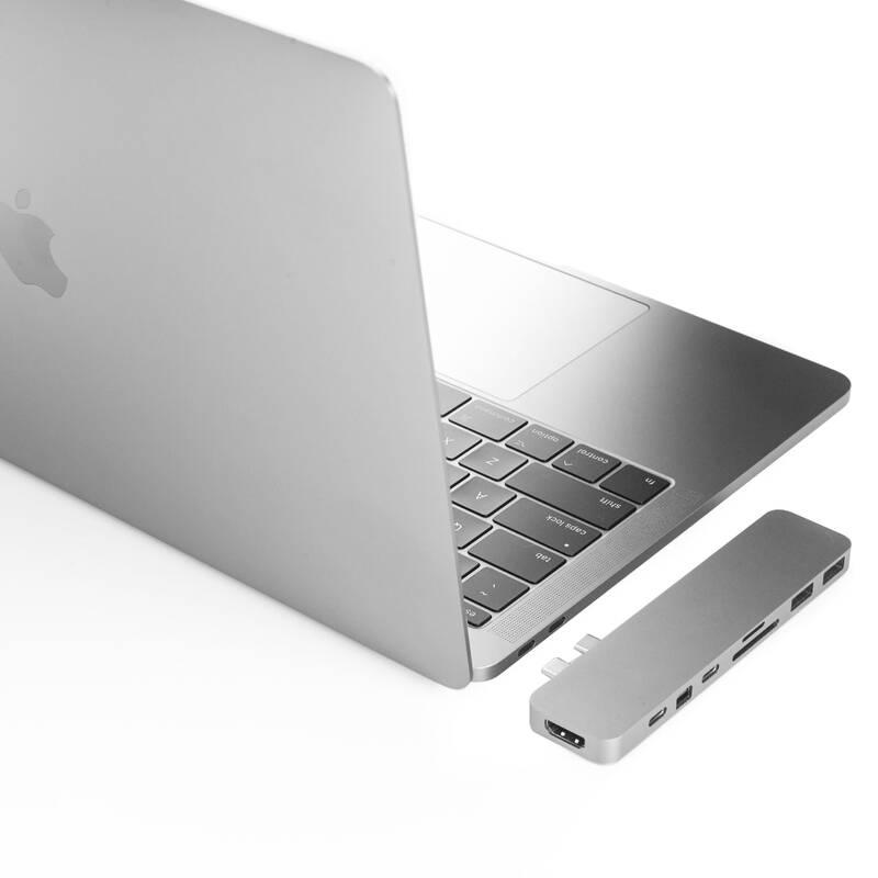 USB Hub HyperDrive PRO USB-C Hub pro MacBook Pro stříbrný, USB, Hub, HyperDrive, PRO, USB-C, Hub, pro, MacBook, Pro, stříbrný