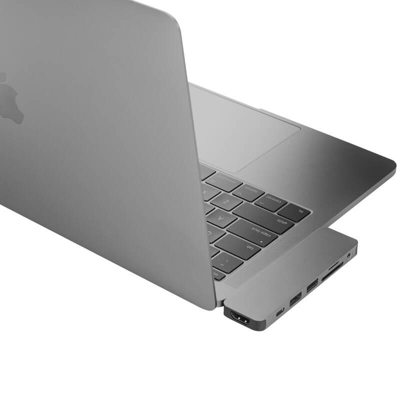 USB Hub HyperDrive SOLO USB-C Hub pro MacBook a ostatní USB-C zařízení šedý