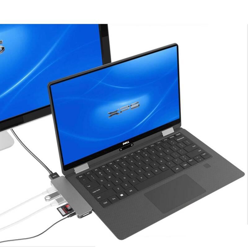 USB Hub HyperDrive SOLO USB-C Hub pro MacBook a ostatní USB-C zařízení šedý, USB, Hub, HyperDrive, SOLO, USB-C, Hub, pro, MacBook, a, ostatní, USB-C, zařízení, šedý