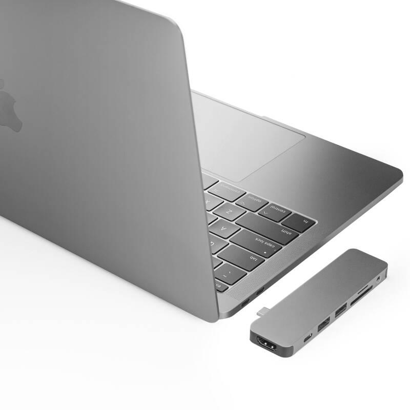 USB Hub HyperDrive SOLO USB-C Hub pro MacBook a ostatní USB-C zařízení šedý, USB, Hub, HyperDrive, SOLO, USB-C, Hub, pro, MacBook, a, ostatní, USB-C, zařízení, šedý