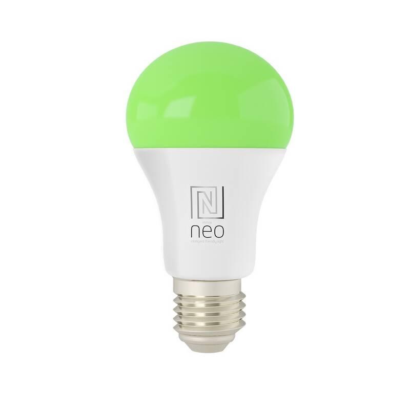 Žárovka LED IMMAX NEO LITE Smart LED E27 9W RGB CCT barevná a bílá, stmívatelná, WiFi
