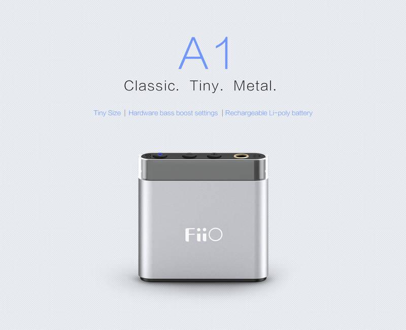 Zesilovač FiiO A1 stříbrný