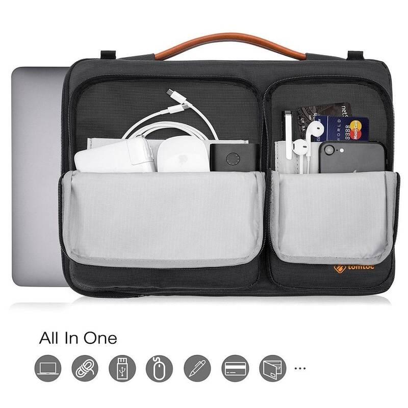 Brašna na notebook tomtoc Messenger na 13" MacBook Pro Air černá