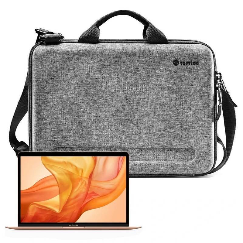 Brašna na notebook tomtoc Smart Messenger na 13" MacBook Pro Air šedá