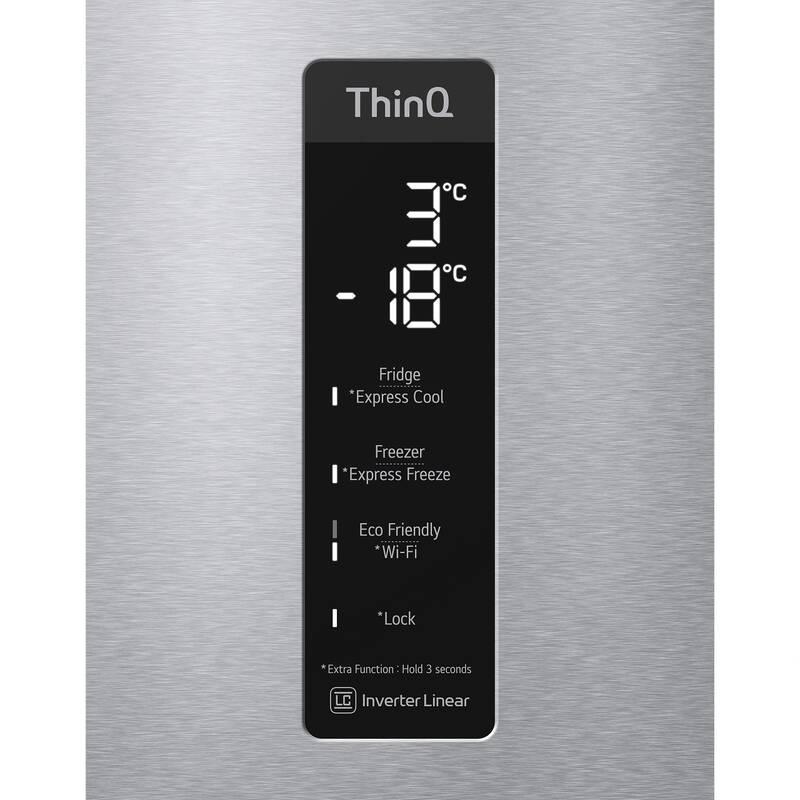 Chladnička s mrazničkou LG GBB72NSUCN