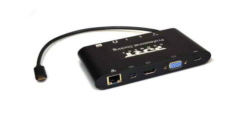 Dokovací stanice PORT CONNECT USB-C LAN, HDMI, mini Display Port, VGA, USB-C 60W, 3x USB-A, černá, Dokovací, stanice, PORT, CONNECT, USB-C, LAN, HDMI, mini, Display, Port, VGA, USB-C, 60W, 3x, USB-A, černá