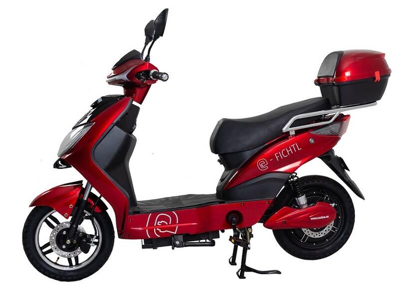 Elektrická motorka RACCEWAY RACCEWAY E-FICHTL červená barva