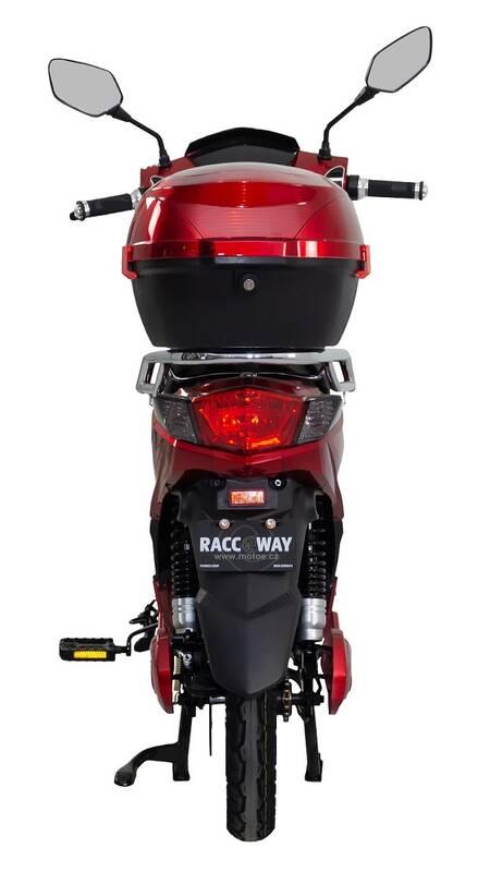 Elektrická motorka RACCEWAY RACCEWAY E-FICHTL červená barva