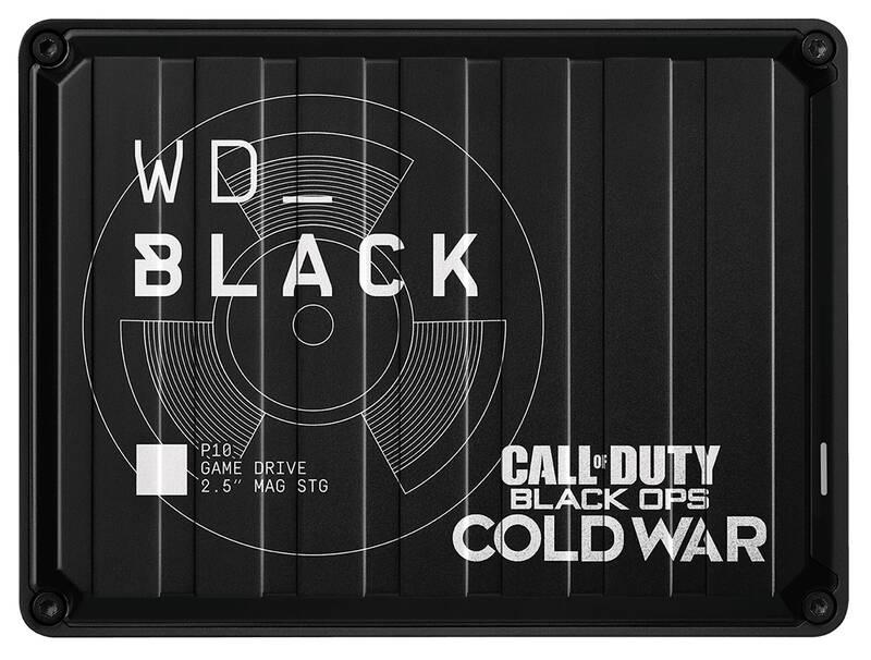 Externí pevný disk 2,5" Western Digital Black P10 Game Drive 2TB Cold War černý