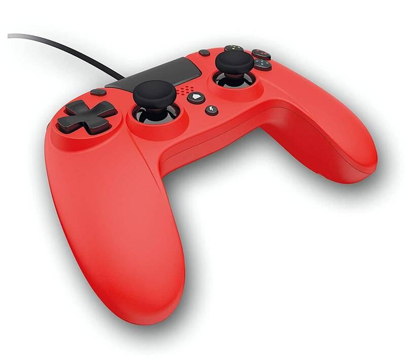 Gamepad Gioteck VX-4 pro PS4, PC červený