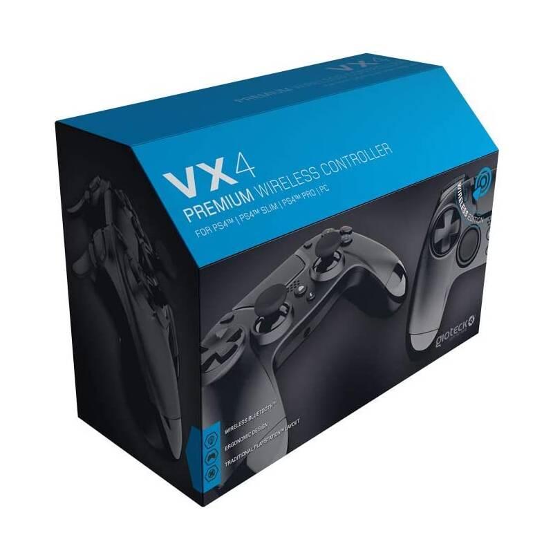 Gamepad Gioteck VX-4 Wireless pro PS4, PC černý