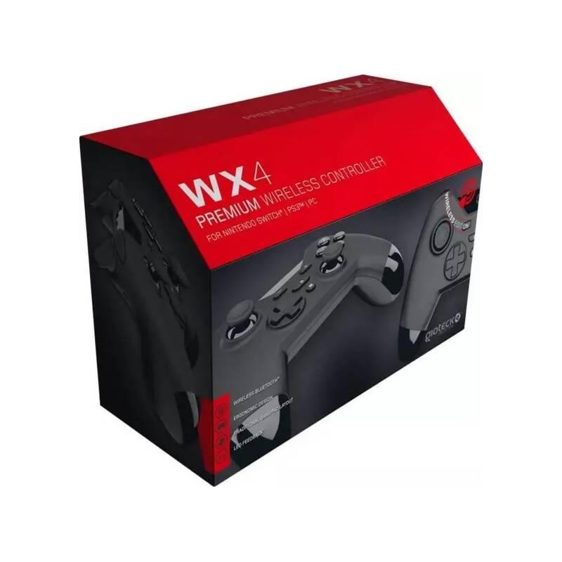 Gamepad Gioteck WX-4 pro Nintendo Switch, PS3, PC černý
