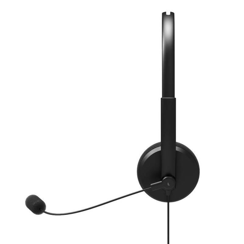 Headset PORT CONNECT Stereo, USB černý