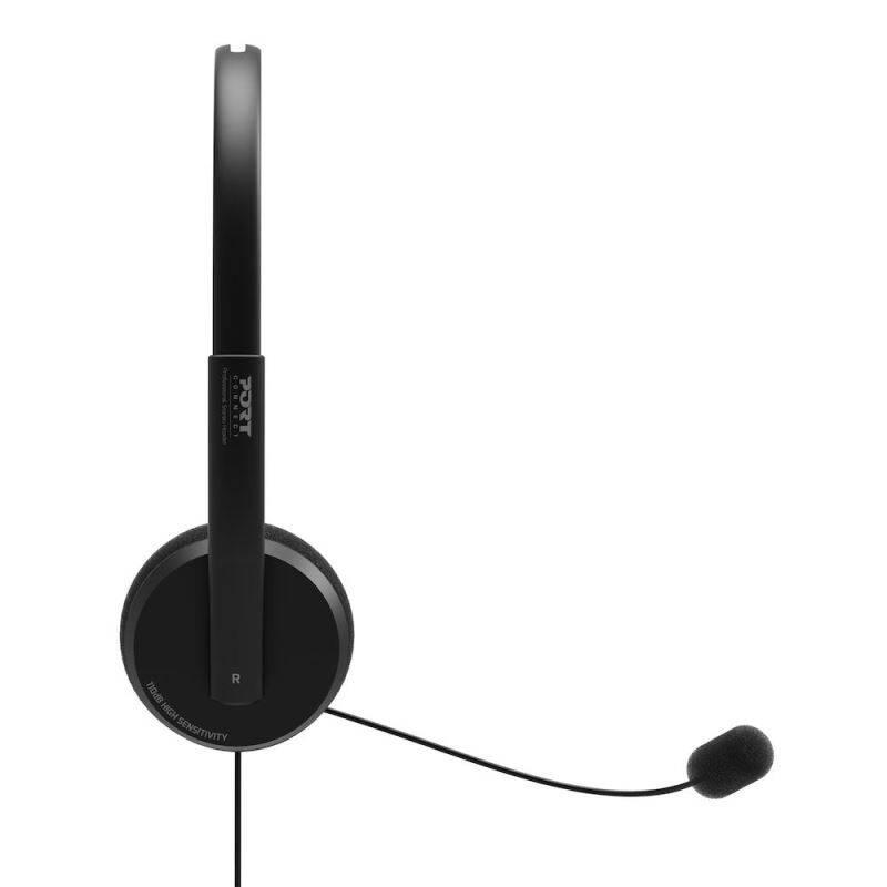 Headset PORT CONNECT Stereo, USB černý