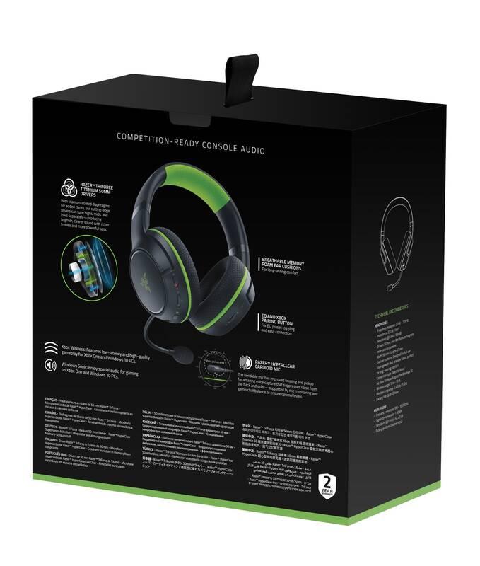 Headset Razer Kaira for Xbox černý