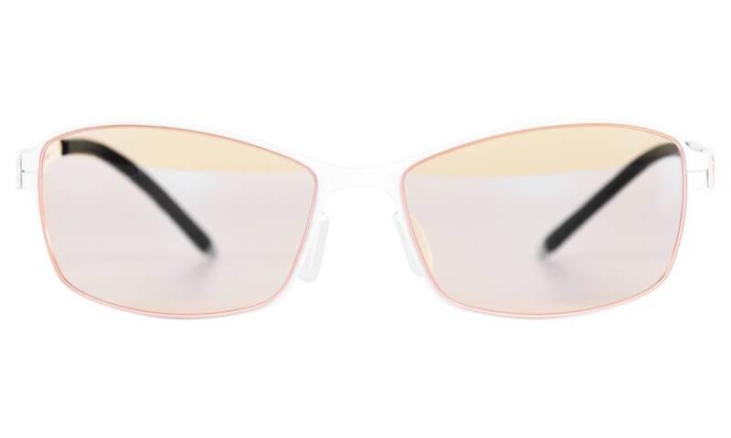 Herní brýle Arozzi VISIONE VX-400, jantarová skla černé bílé