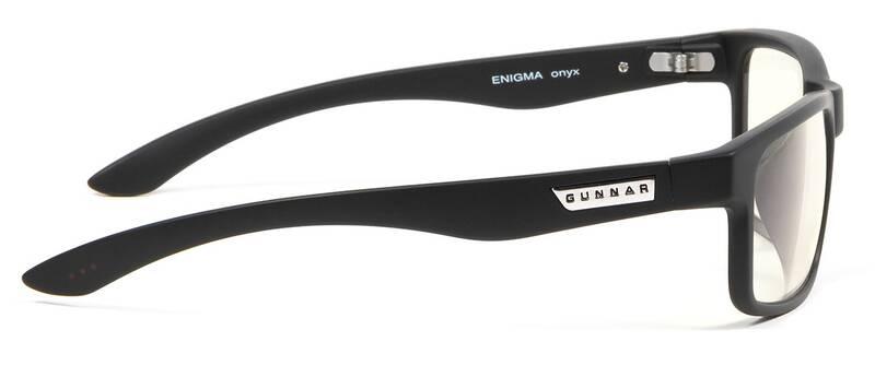 Herní brýle GUNNAR Enigma Onyx, světlá skla černé
