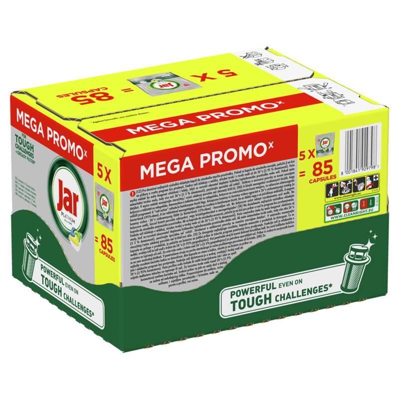 Kapsle do myčky Jar tabs BOX Platinum Yellow 5 x 17 ks