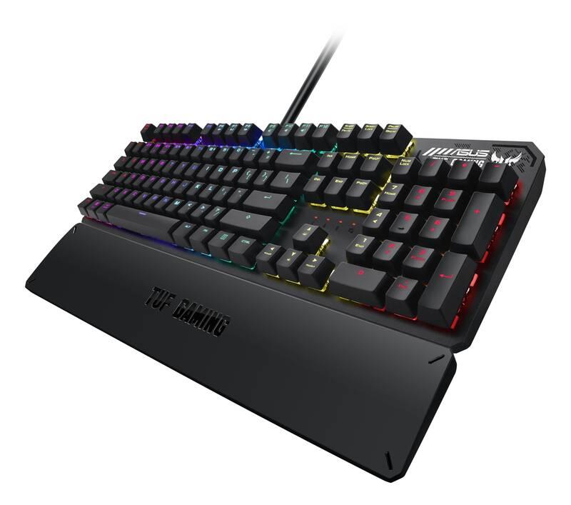 Klávesnice Asus TUF Gaming K3, CZ SK černá