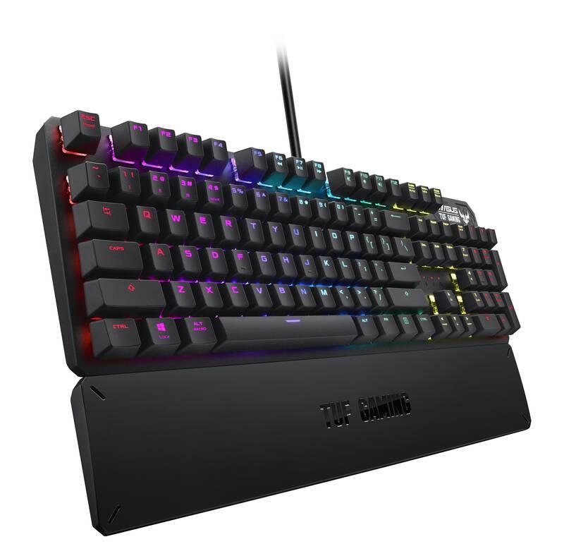 Klávesnice Asus TUF Gaming K3, CZ SK černá, Klávesnice, Asus, TUF, Gaming, K3, CZ, SK, černá