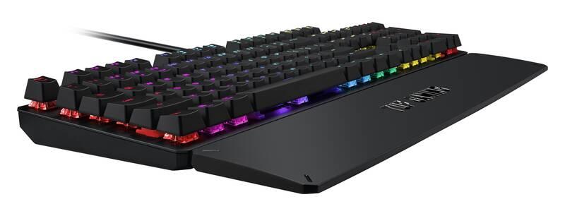 Klávesnice Asus TUF Gaming K3, CZ SK černá, Klávesnice, Asus, TUF, Gaming, K3, CZ, SK, černá