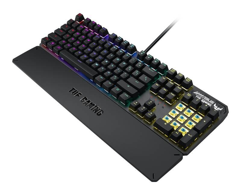 Klávesnice Asus TUF Gaming K3, CZ SK černá, Klávesnice, Asus, TUF, Gaming, K3, CZ, SK, černá