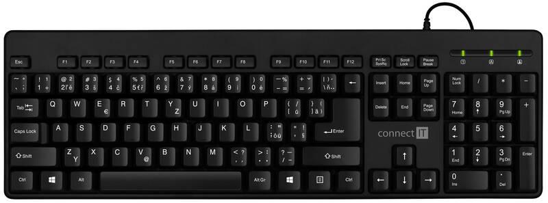 Klávesnice s myší Connect IT Combo CKM-4000-CS, CZ SK černá