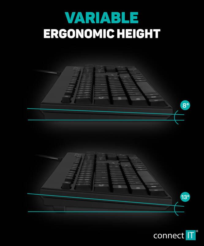 Klávesnice s myší Connect IT Combo CKM-4000-CS, CZ SK černá