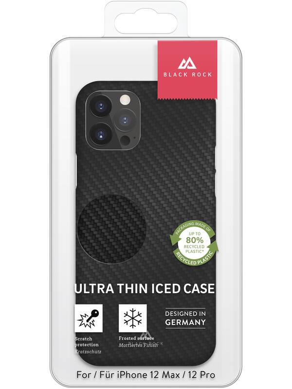 Kryt na mobil Black Rock Ultra Thin Iced Flex na Apple iPhone 12 12 Pro černý