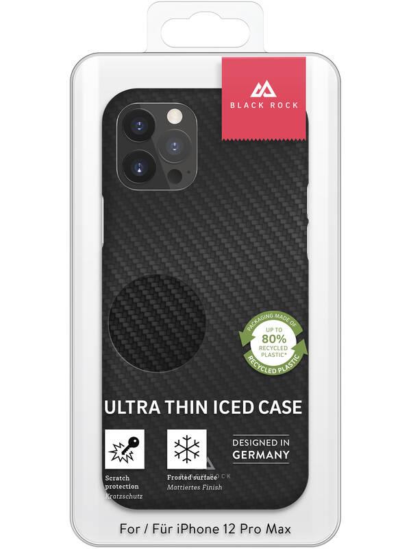Kryt na mobil Black Rock Ultra Thin Iced Flex na Apple iPhone 12 Pro Max černý