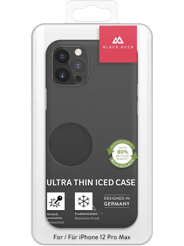 Kryt na mobil Black Rock Ultra Thin Iced na Apple iPhone 12 Pro Max černý