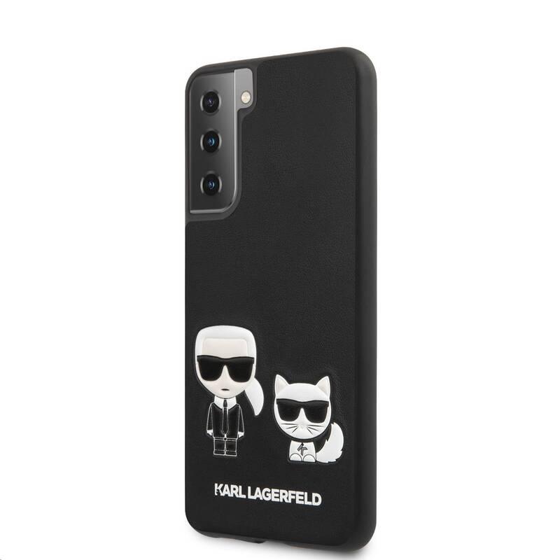 Kryt na mobil Karl Lagerfeld Karl &Choupette na Samsung Galaxy S21 5G černý