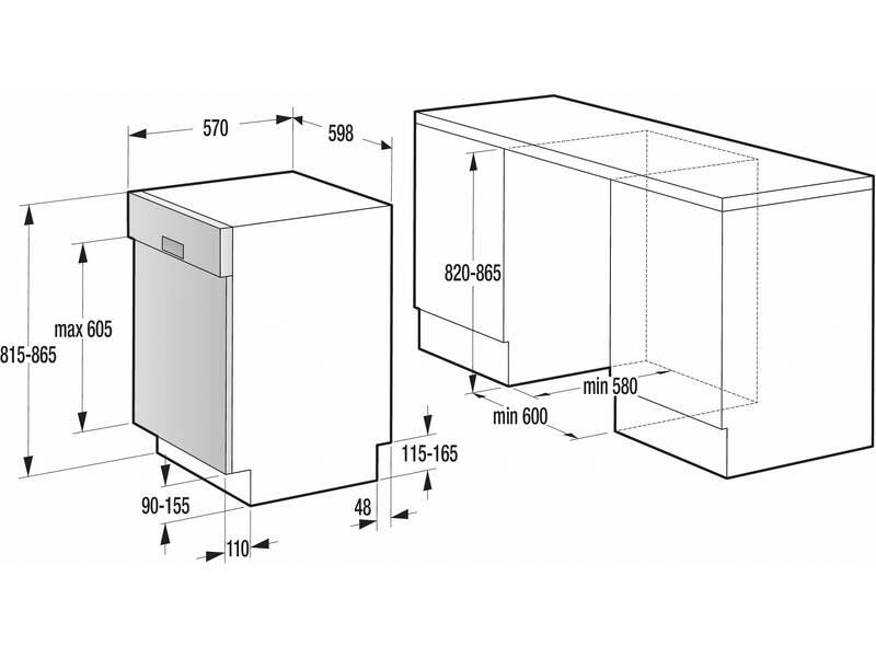 Myčka nádobí Mora VM 645 X