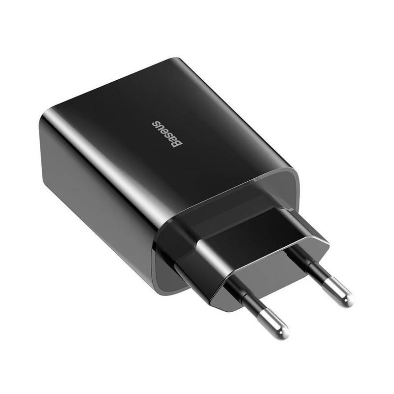 Nabíječka do sítě Baseus 1x USB, 18W černá
