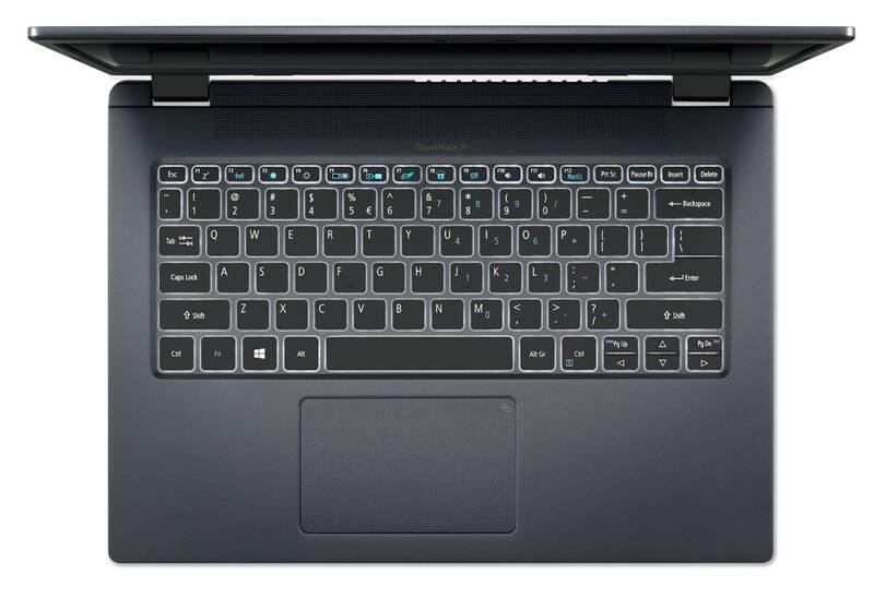 Notebook Acer TravelMate P4 šedý modrý