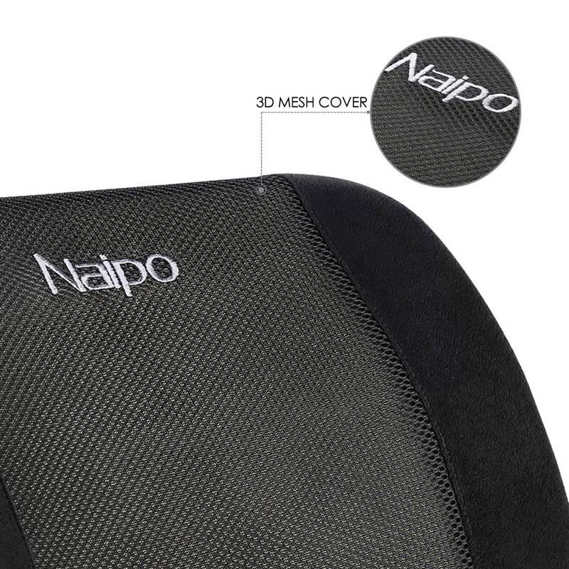 Opěrka zad NAIPO MGMS-LD26 černá