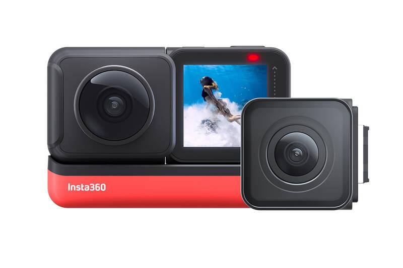 Outdoorová kamera Insta360 ONE R SD karta 32GB černá červená
