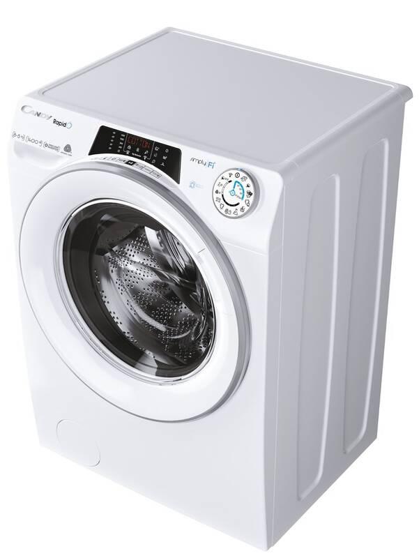 Pračka se sušičkou Candy RapidÓ ROW4856DWMCE 1-S bílá barva