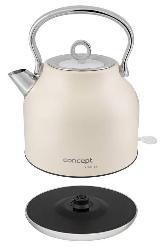 Rychlovarná konvice Concept RETROSIGN RK3331 krémová