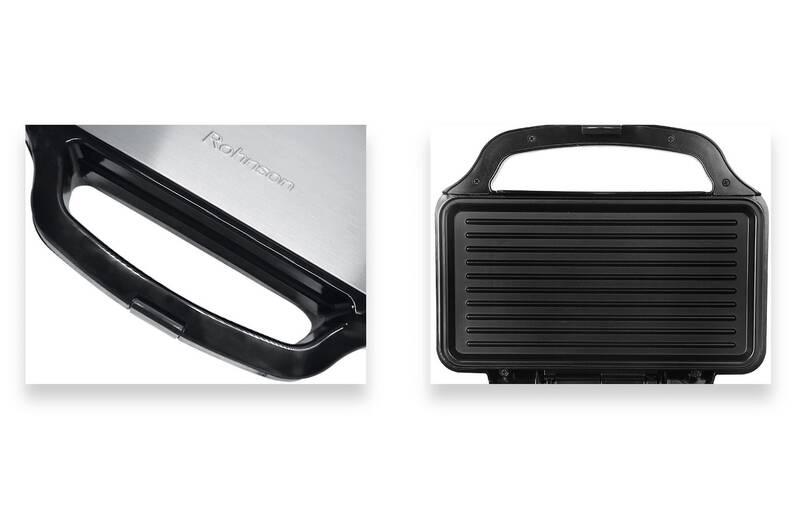 Sendvičovač Rohnson R-2755 černý stříbrný